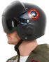 Deluxe Lisensiert Top Gun Flyger Hjelm med Visir