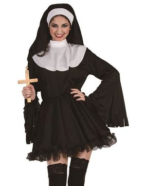 Flørtende Nonne - Nonnekostyme