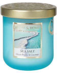 Sea Salt - Duftlys i flott glass med Havbris og Kokosnøtt
