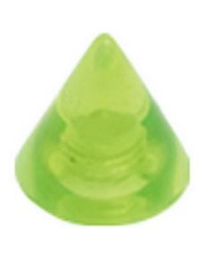 Secret Point Green - 5 mm Akrylkule til 1,6 mm stang