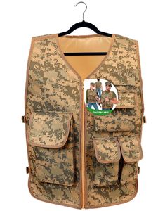 Brun og Grønn Militær Camo Taktisk Vest til Voksen