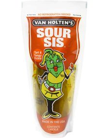 Van Holten's Sour Sis Pickle/Sylteagurk 300 gram (USA Import)