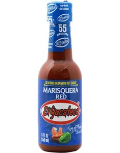 DATOVARE - El Yucateco Marisquera Red Hot Sauce - Sjømat Habanero Chilisaus 150 ml (Mexico)