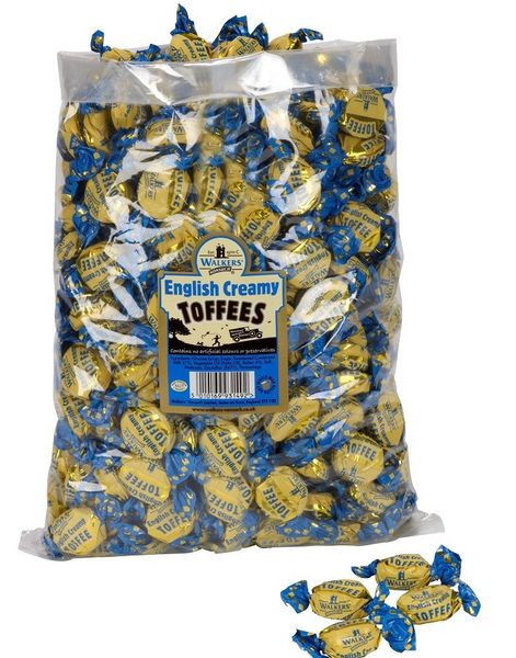 2,5 kg Walkers English Creamy Toffees - Stor Pose