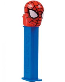 Spiderman Pez-Holder med 2 stk Pez Pakker