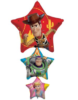 Toy Story - 3 Store Folieballonger 62x113 cm