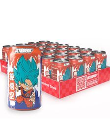 1806105600_124 stk Goku Strawberry & Banana Soda - Brus med Jordbær- og Banansmak - ULTRAPOP - Helt Brett 24x330 ml (Japan)