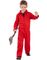 Rød Jumpsuit Kostyme til Barn