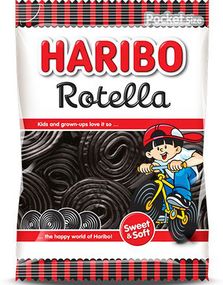 1772236800_1Haribo Rotella Lakrisruller 80 gram
