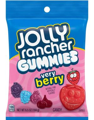 Jolly Rancher Gummies Very Berry - Vingummi med Bærsmaker 184 gram (USA Import)