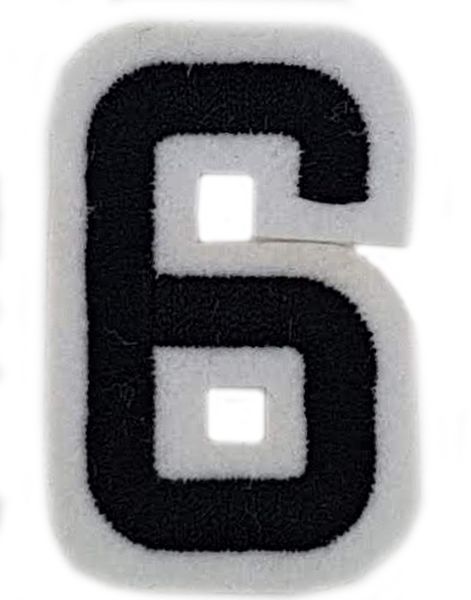 Tallet 6 - 5 cm Strykemerke