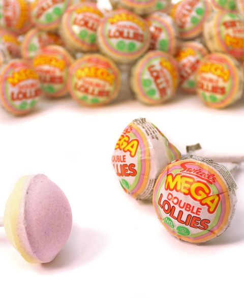 1 stk Swizzels MEGA Double Lollies / Kjærlighet på Pinne 32 gram