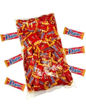 2 kg Daim Orange Minis - Daimsjokolade med Appelsinsmak