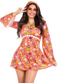 Hippie Chick Damekostyme