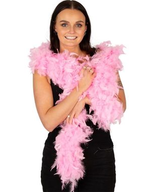 Feather Boa Rosa 150 cm