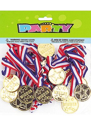 24 stk Medaljer med Bånd