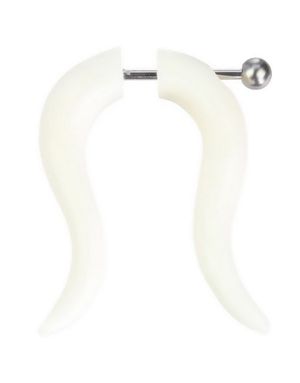 Omega - Hvit Fake Piercing
