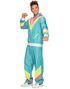Neon Rosa 80-talls Grilldress med Lommer til Mann - Strl L