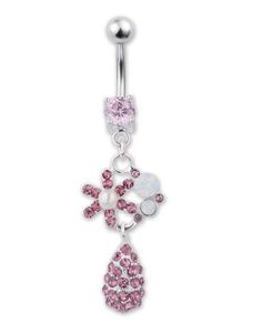 Dream Away Navlepiercing - Rosa