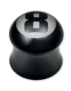 Nr. 8 - Svart Piercing Plugg