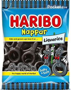 Haribo Salte Smokker - Lakrissmokker 80 gram