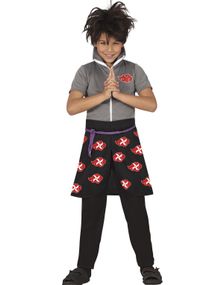 Skygge Ninjakostyme til Barn