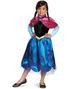 Anna - Lisensiert Deluxe Frost/Frozen Kostyme til Barn