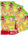 28 stk Poser med Malaco Sour Mushrooms - Forskjellige Sure Skumbiter - Hel Eske