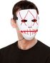Hvit Maske med Rødt LED-Lys