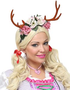Oktoberfest Hårbøyle med Gevir og Blomster