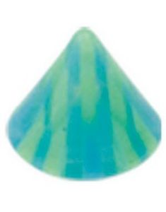 Ruter Green/Blue - 5 mm Akrylkule til 1,6 mm stang