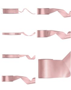 Satengbånd Lys Skitten Rosa