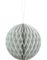 Lys Grå Honeycomb Ball 30 cm