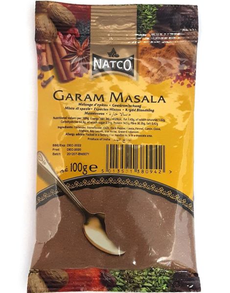 Garam Masala Kryddermix - NATCO 100 gram (India)