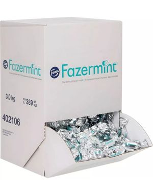 3 kg Fazermints - Mørk Sjokolade med Peppermyntfyll i Dispensereske