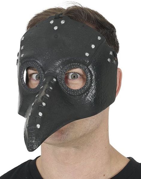 Svart Pestdoktor Maske