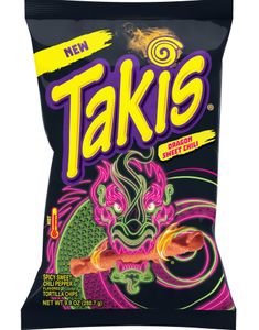 Takis Tortilla Chips - Dragon Sweet Chilli 100 gram (USA - Kjempesterk)