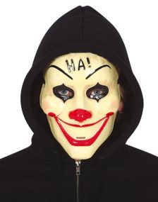 Ha! - The Purge Inspirert Klovnemaske i Plast
