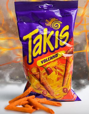 Takis Tortilla Chips - Volcano 100 gram (USA Import - Kjempesterk)