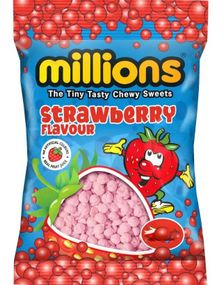 Millions i Pose med Jordbærsmak 110g