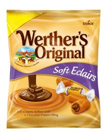 1782777600_1Werthers Original Soft Eclairs - Myke Karameller med Sjokoladefyll 100 gram