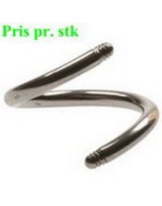 Curved stang til 1,6 mm kule