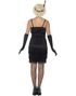 Daisy The Gatsby Flapper Damekostyme - Svart