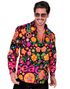 70-Talls UV Glow Hippie Skjorte - L/XL