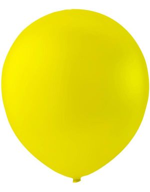 100 stk 23 cm MEGAPACK - Gule Ballonger
