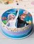 Kakebilde med Elsa & Anna - Frozen 2