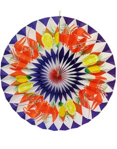 Dekorativ Papirrosett 44 cm - Krepsefest
