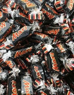 2,5 kg Små Mars Sjokolader - Hel Eske
