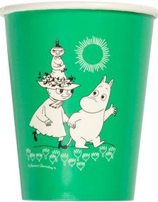 8 stk Mummitrollet Papirkopper 