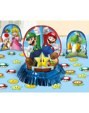 Super Mario Dekorasjon Sett for Bord 23 Deler